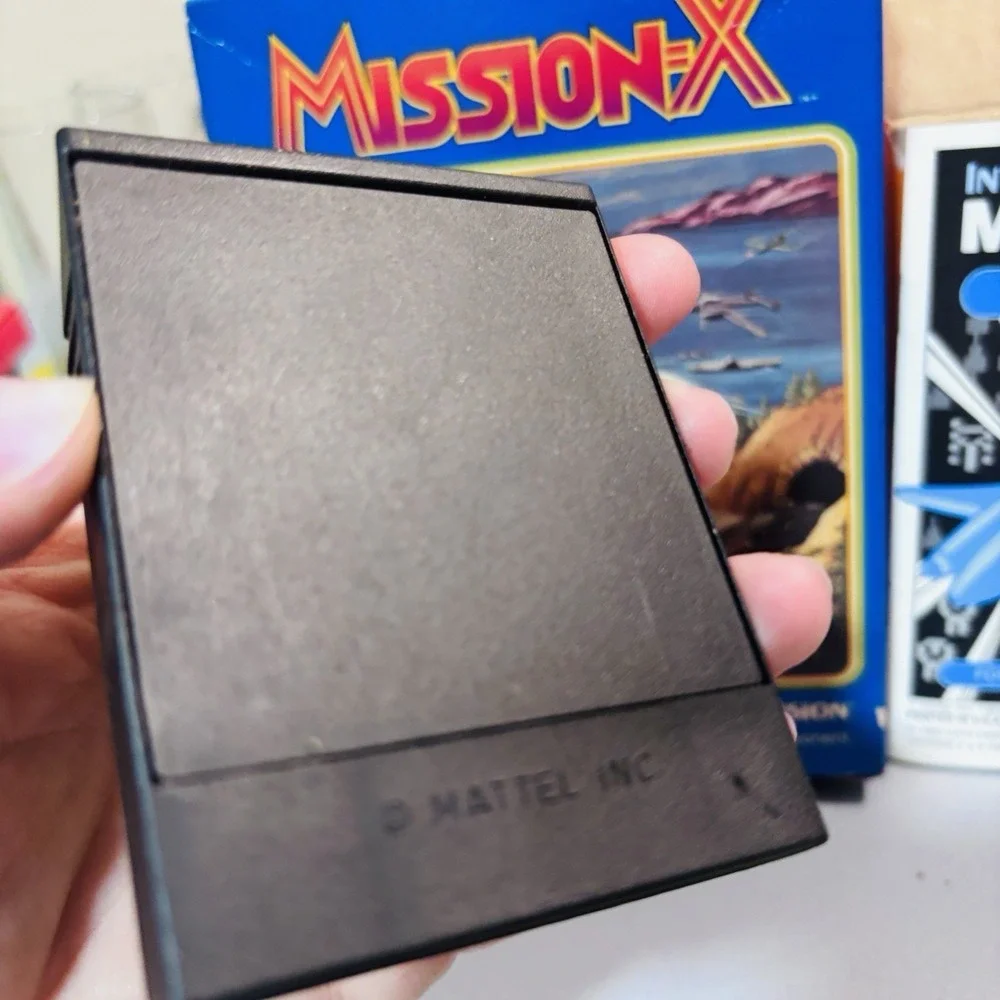 Mission X Mattel Intellivision 1982 Game In Box With Manual Clean